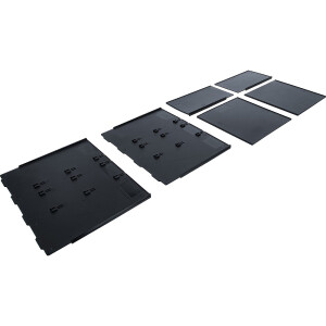 BGS 80018 Fachteiler | für Systemkoffer | Größe L | 6-tlg.