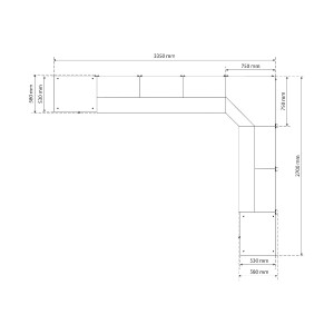 BGS 80160 Schrankwand-System | Werkstatt | Holz | 8 Module