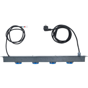 BGS 80190 Netzversorgungsleiste | 4-fach | für Schrankwand-System