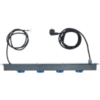 BGS 80190 Netzversorgungsleiste | 4-fach | für Schrankwand-System