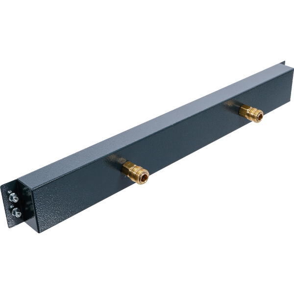 BGS 80191 Druckluft-Anschlussleiste | 2-fach | für Schrankwand-System