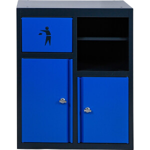 BGS 80202 Unterschrank | mit Rollenhalter und Abfallmodul