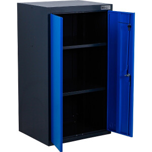 BGS 80204 Werkstattschrank | 2-türig | mit 2 Fachböden