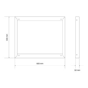 BGS 80218 Verbindungsrahmen | Oberseite