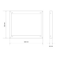 BGS 80218 Verbindungsrahmen | Oberseite
