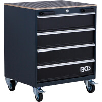 BGS 80220 Werkstattwagen | 4 Schubladen | leer | für Schrankwand-System