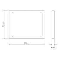 BGS 80221 Schubladen- und Werkstattschrank-Unterbau | höhenverstellbar