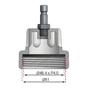 BGS 8027-11 Adapter Nr. 11 für Art. 8027, 8098 | für Audi, VW