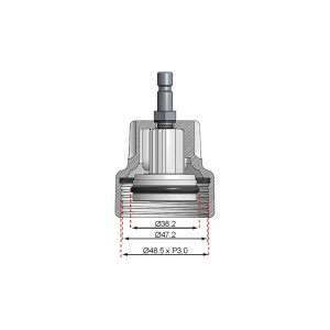 BGS 8027-18 Adapter Nr. 18 für Art. 8027, 8098 | für VW