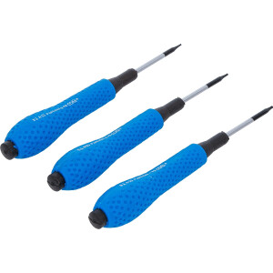 BGS Diy 803 Präzisions-Schraubendreher-Satz | T-Profil (für Torx) T4 / T5 / T6 | 3-tlg.