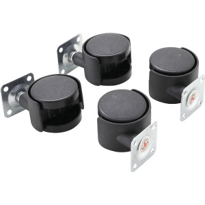 BGS Diy 80332 Doppel-Lenkrollen-Satz | Ø 40 mm |...