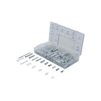 BGS 8047 Federn-Sortiment | Zug- und Druckfedern | 200-tlg.