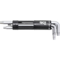 BGS 805 Winkelschlüssel-Satz | extra lang | T-Profil (für Torx) mit Bohrung T10 - T50 | 8-tlg.