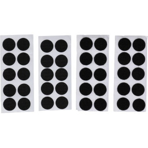 BGS Diy 80557 Klettpunkte | selbstklebend | schwarz |...