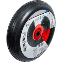 BGS Diy 80655 Schubkarrenrad | PU, rot/schwarz | 400 mm