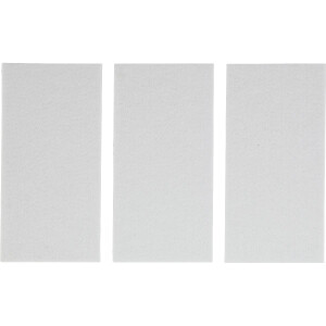 BGS Diy 80711 Filzgleiter | Platten | weiß | 100 x 200 mm | 3-tlg.