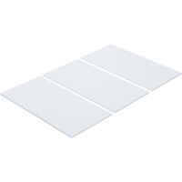 BGS Diy 80711 Filzgleiter | Platten | weiß | 100 x 200 mm | 3-tlg.