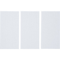 BGS Diy 80711 Filzgleiter | Platten | weiß | 100 x 200 mm | 3-tlg.