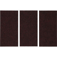 BGS Diy 80713 Filzgleiter | Platten | braun | 100 x 200 mm | 3-tlg.
