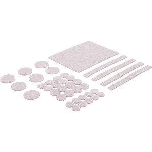 BGS Diy 80715 Filzgleiter-Satz | beige | 38-tlg.