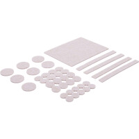 BGS Diy 80715 Filzgleiter-Satz | beige | 38-tlg.