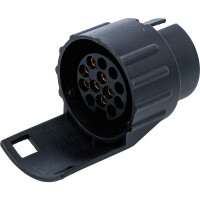 BGS Diy 80753 Adapter für Anhängerstecker 12 V | 7-polig auf 13-polig