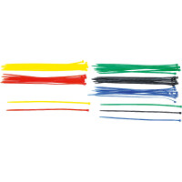 BGS Diy 80771 Kabelbinder-Sortiment | farbig | 4,8 x 300 mm | 50-tlg.