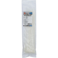 BGS Diy 80772 Kabelbinder-Sortiment | weiß | 4,8 x 300 mm | 50-tlg.