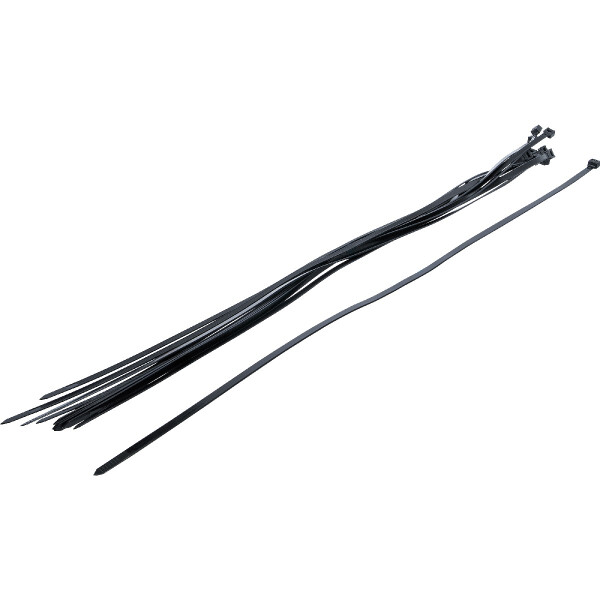 BGS Diy 80773 Kabelbinder-Sortiment | schwarz | 8,0 x 700 mm | 10-tlg.