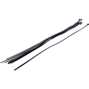 BGS Diy 80773 Kabelbinder-Sortiment | schwarz | 8,0 x 700...