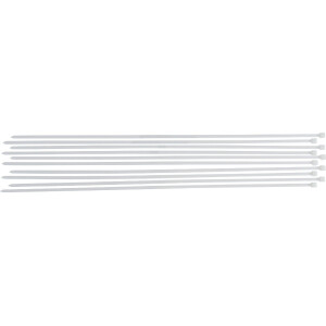BGS Diy 80775 Kabelbinder-Sortiment | weiß | 8,0 x...