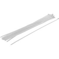 BGS Diy 80776 Kabelbinder-Sortiment | weiß | 8,0 x 600 mm | 20-tlg.