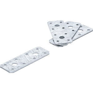 BGS Diy 80784 Flachverbinder | 100 x 35 x 2 mm | 4-tlg.