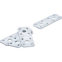 BGS Diy 80784 Flachverbinder | 100 x 35 x 2 mm | 4-tlg.