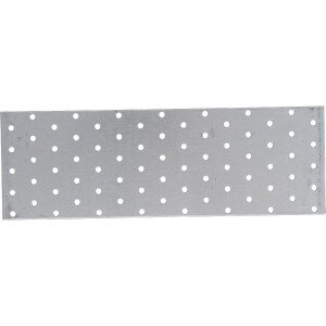 BGS Diy 80787 Stahl-Lochplatte | 300 x 100 x 2 mm