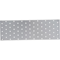 BGS Diy 80787 Stahl-Lochplatte | 300 x 100 x 2 mm
