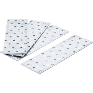 BGS Diy 80795 Stahl-Lochplatten-Satz | 200 x 60 x 2 mm |...