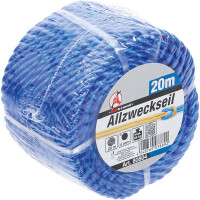BGS Diy 80804 Kunststoff-Seil / Allzweckseil | 4 mm x 20 m | blau