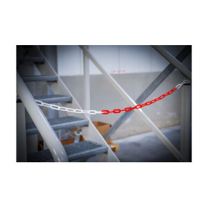 BGS Diy 80809 Absperrkette | Rot-Weiß | Kunststoff...
