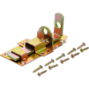 BGS Diy 8081 Schlossriegel mit Schlaufe | 125 x 50 mm