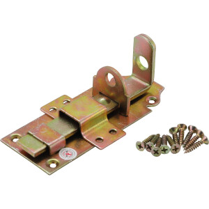 BGS Diy 8081 Schlossriegel mit Schlaufe | 125 x 50 mm