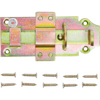 BGS Diy 8081 Schlossriegel mit Schlaufe | 125 x 50 mm