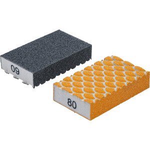 BGS Diy 80811 Schleifschwamm-Satz | K 60, 80 | 2-tlg.