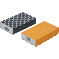 BGS Diy 80811 Schleifschwamm-Satz | K 60, 80 | 2-tlg.