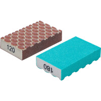 BGS Diy 80812 Schleifschwamm-Satz | K 120, 180 | 2-tlg.