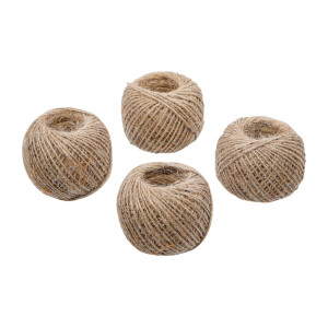 BGS Diy 80814 Paketkordel-Satz | 1 mm x 45 m | 4-tlg.