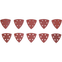 BGS Diy 80815 Schleifblatt-Satz für Dreieckschleifer | 95 x 95 mm | K 40 - 180 | 50-tlg.