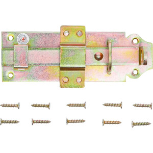 BGS Diy 8082 Schlossriegel mit Schlaufe | 150 x 50 mm