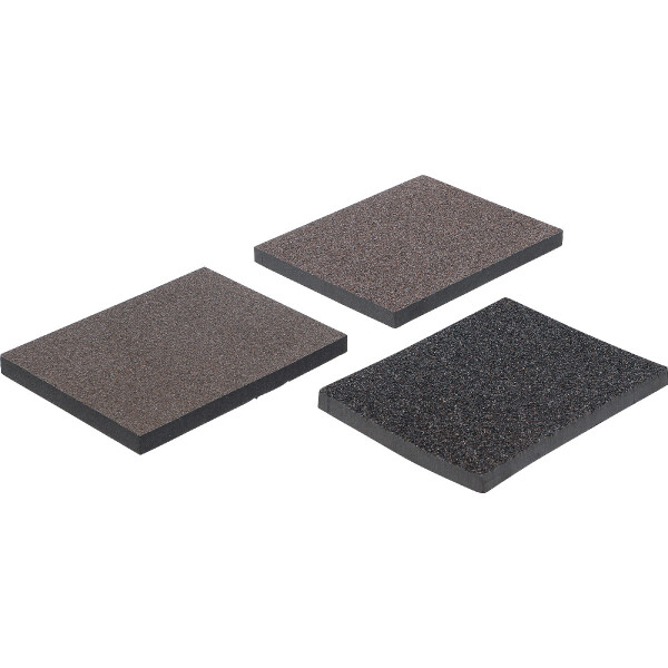BGS Diy 80821 Schleifschwamm-Satz | K 46, 80, 120 | 3-tlg.