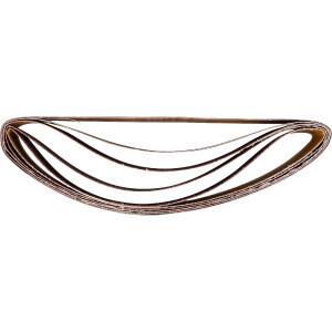 BGS Diy 80822 Schleifband-Satz | für Bandschleifer | 75 x 533 mm | K 40 - 60 - 80 - 120 - 240 | 5 tlg.